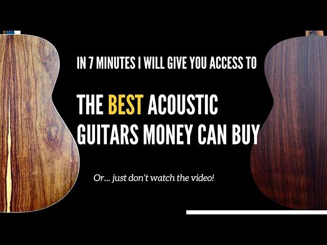 Looking To Buy An Acoustic Guitar?  THE Most Important Video To Watch