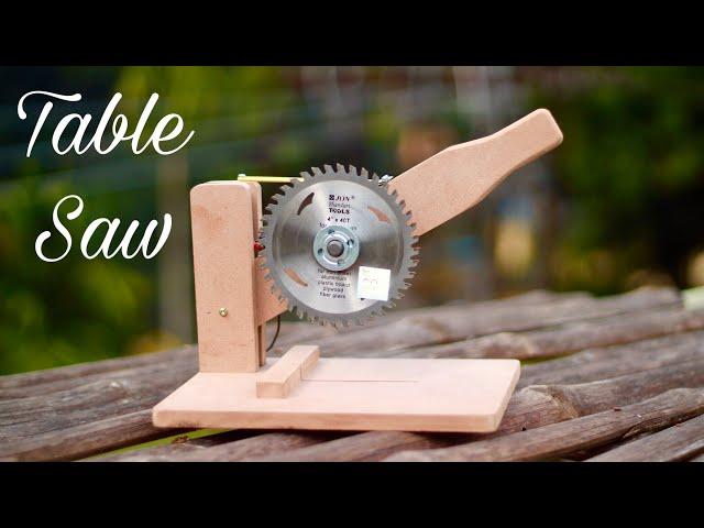 How to Make a Table Saw or Bench Saw Machine at Home