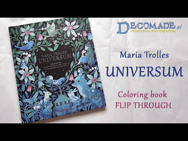 Universum Maria Trolles coloring book flip through