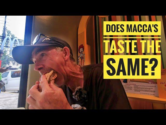 Does Macca's Taste the same in the Philippines? 