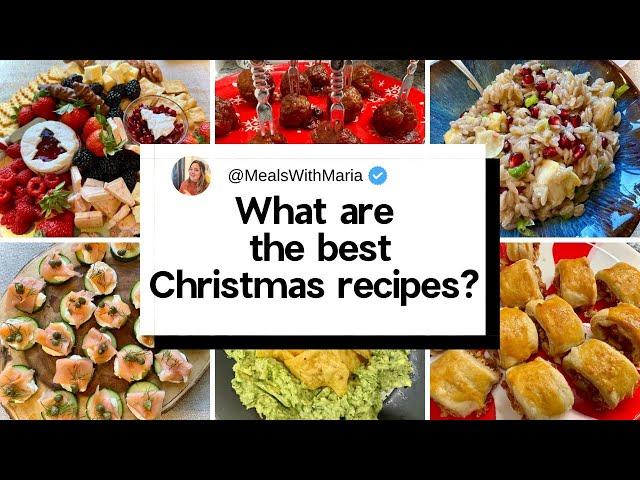 My 2024 Top 10 Christmas appetizers, Holiday desserts, Party Sides and More!