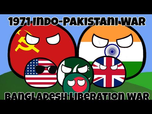 Countryball 1971 Indo - Pakistani war || Bangladesh liberation war countryball