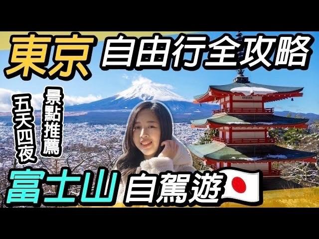 東京自由行攻略～富士山自駕遊｜五天四夜～交通景點推薦｜迪士尼、富士山、淺間公園、天上山纜車、忍野八海、明治神宮、東京鐵塔、淺草、澀谷、上野、新宿 ft. @EmmaSleepTaiwan