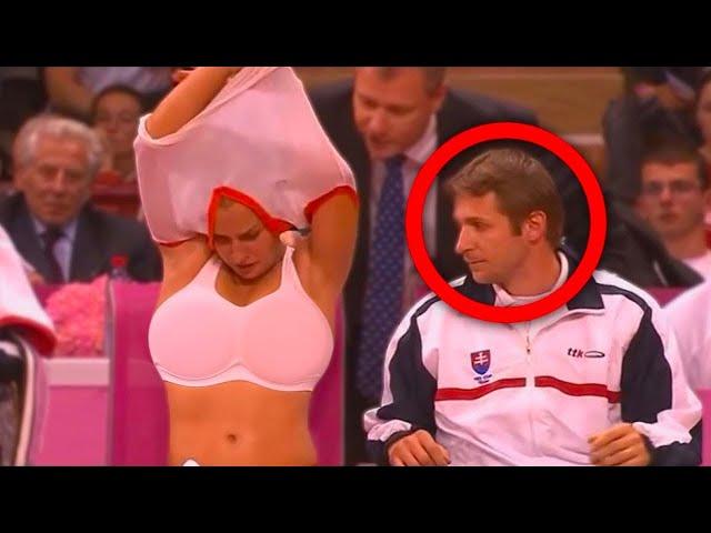 20 INAPPROPRIATE TENNIS MOMENTS SHOWN ON LIVE TV