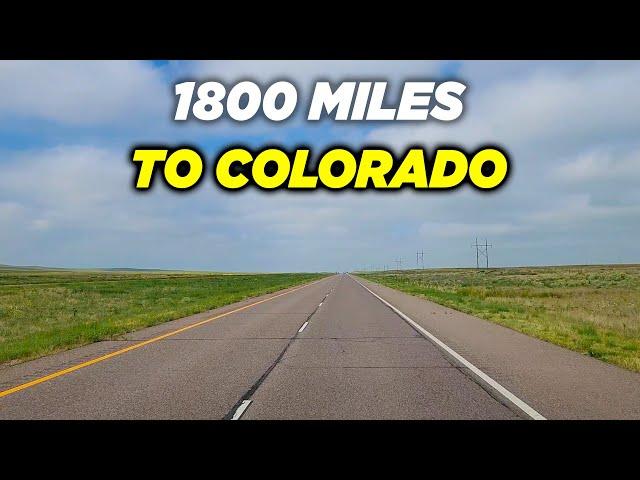 Our 1800 Mile Drive To Colorado In Just 1 Hour