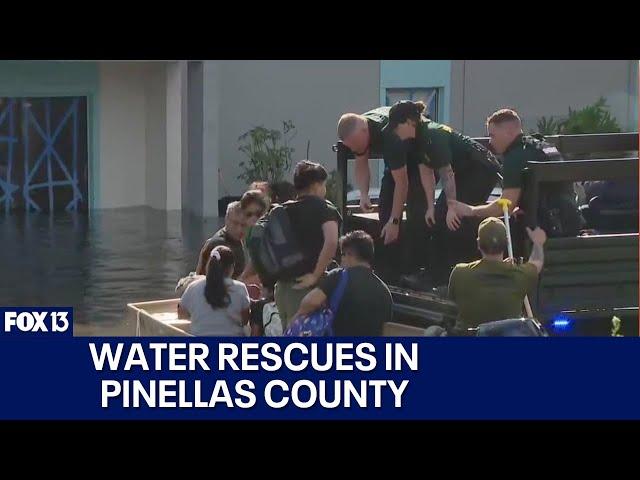 Water rescues underway in Pinellas County