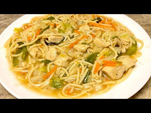 Chicken Gravy Noodles Restaurant Style Recipe|| Chicken Gravy Noodles || Chicken Soupy Noodles