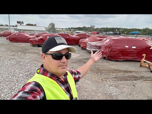 Why are ALL these Cars and Trucks Wrapped in RED BAGS at IAA?