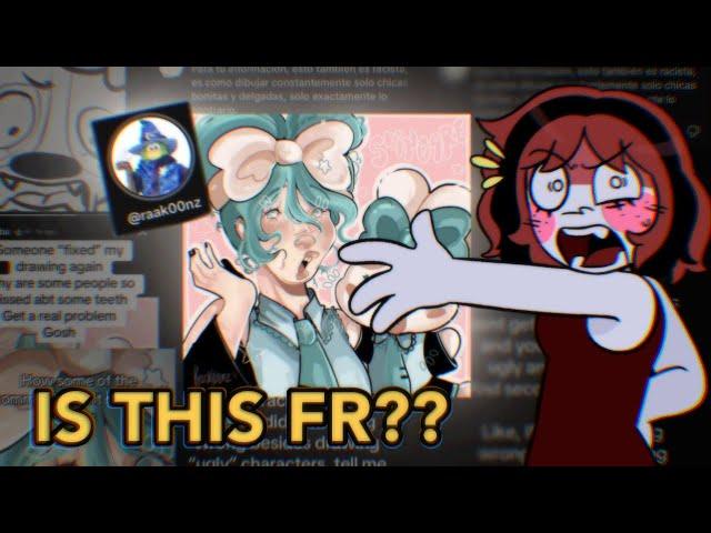 TIKTOK HARASSES YET ANOTHER ARTIST FOR THEIR STYLE… || (art + commentary) \\ ft. @raak00nz