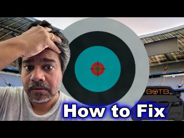 How to Fix Crosshair / Target for BOTB - Dream Car Competition