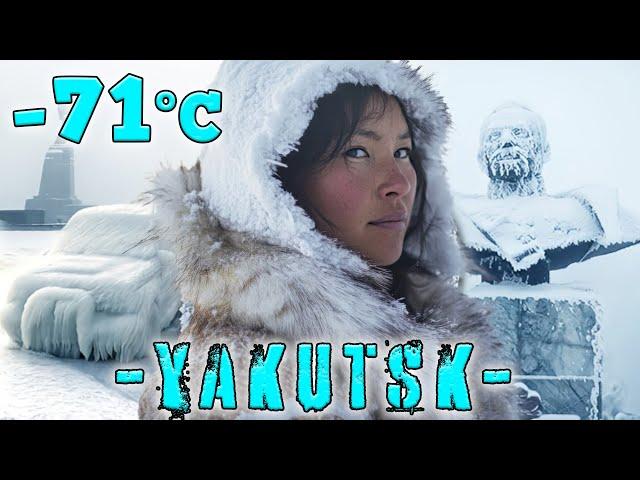 DÜNYANIN EN SOĞUK VE EN DONDURUCU ŞEHRİ YAKUTSK'TA YAŞAM! -71°C'DE HAYATTA KALMAYA ÇALIŞIYORLAR!