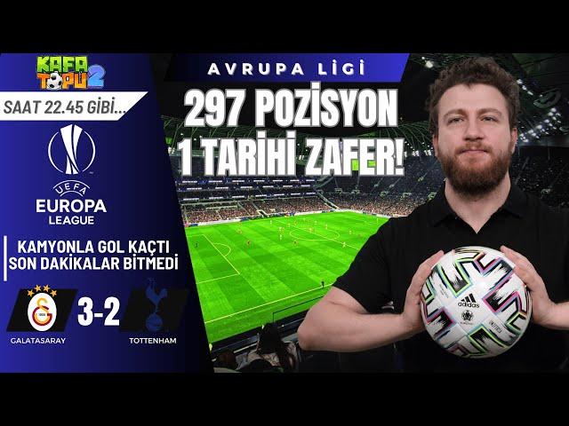 Galatasaray 3-2 Tottenham | Baskılı 3-4-1-2, Kamyonla Pozisyon, Deli Gibi Stres...