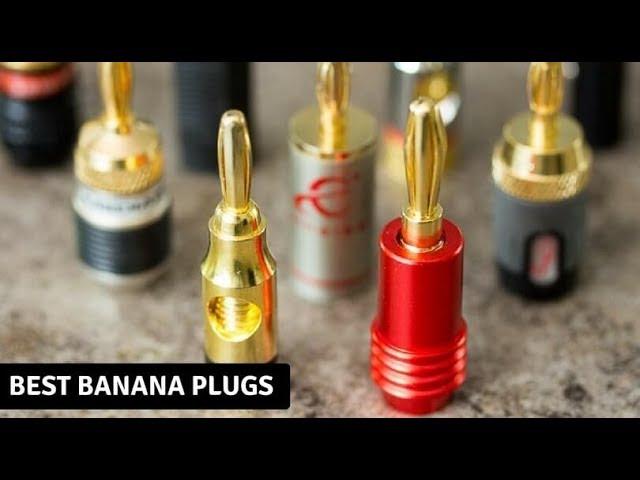 DANIU Pairs 4mm Terminal Banana Plug Socket Jack ConnectorsTools Black and Red