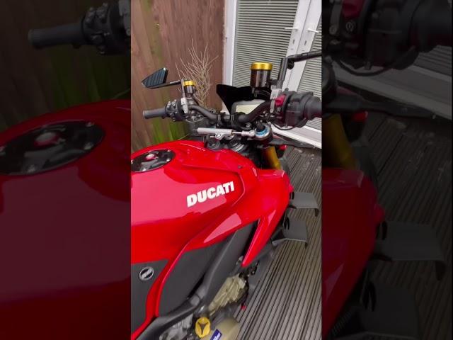 Will the Ducati Streetfighter V4S fire up after 5 months. Cold Start #shorts
