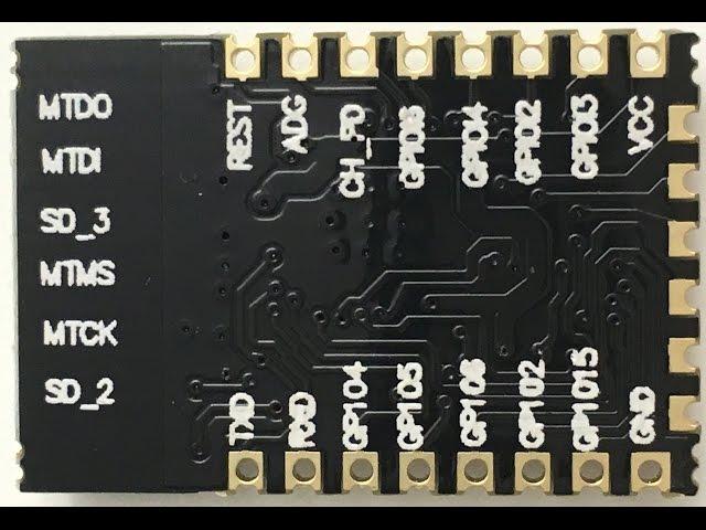 Running an ESP8266 ESP-12E module in minimum configuration (As obtained from Banggood)