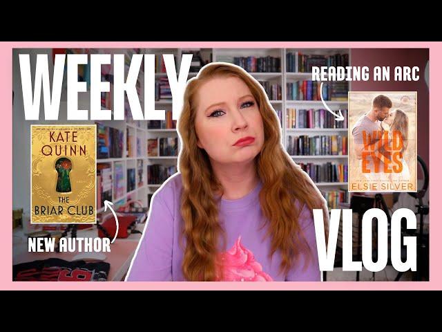 reading an anticipated ARC & trying a new author | WEEKLY VLOG