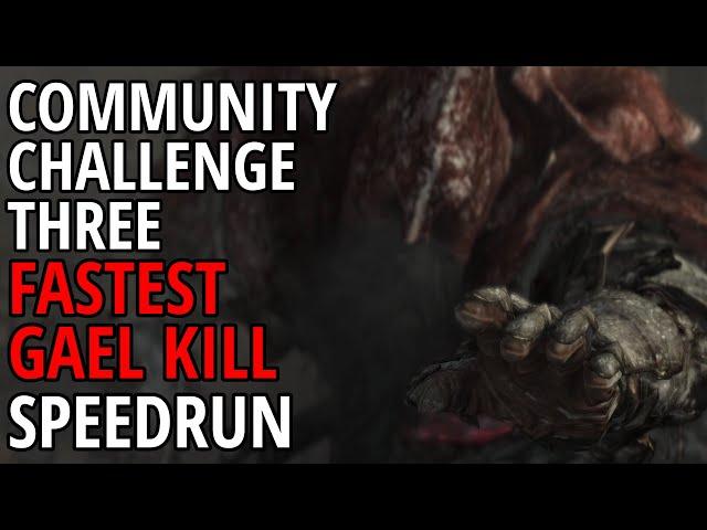 The $1659 Dark Souls 3 Speedrun: FASTEST Gael Kill From a New Game