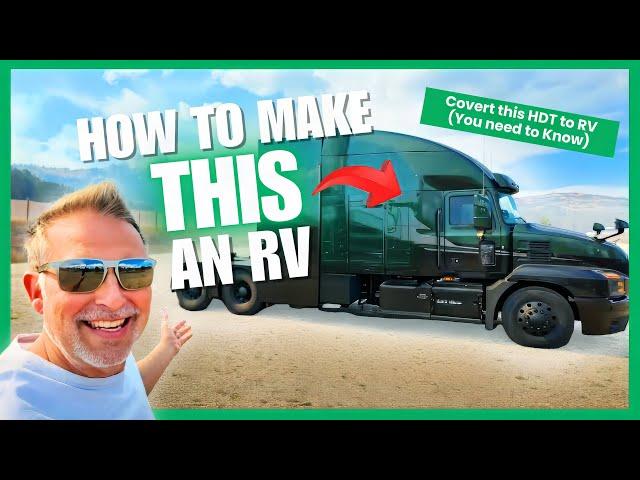 How To Convert Your HDT Into An RV (and Why You Should)