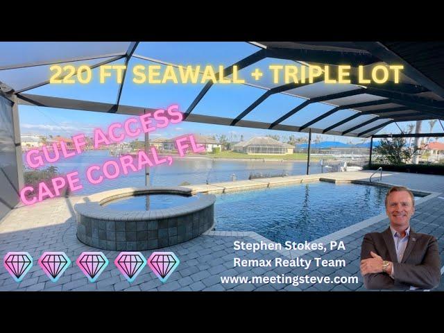 220FT SEAWALL, GULF ACCESS | CAPE CORAL, FL