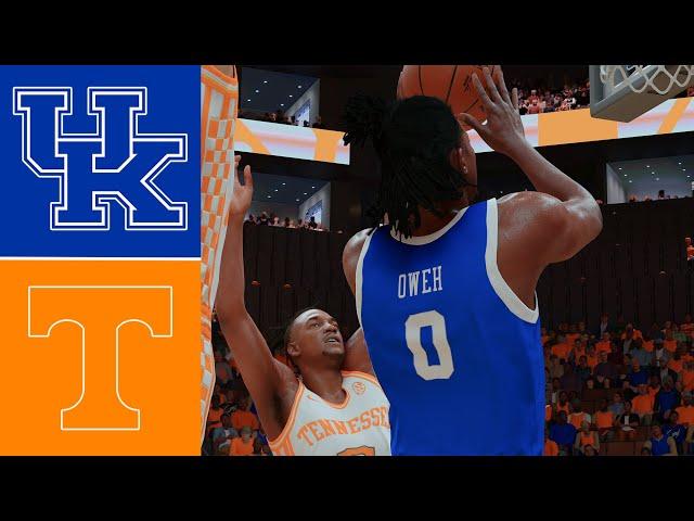 Kentucky vs Tennessee | College Hoops 2K25 Simulation