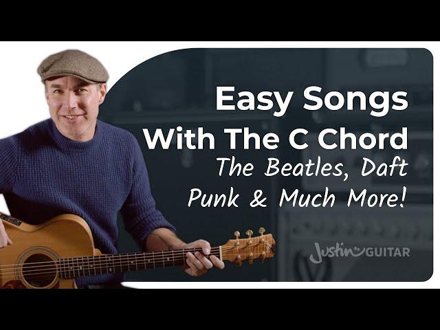 Easy Songs for Beginners! Awesome Hits with Open Guitar Chords