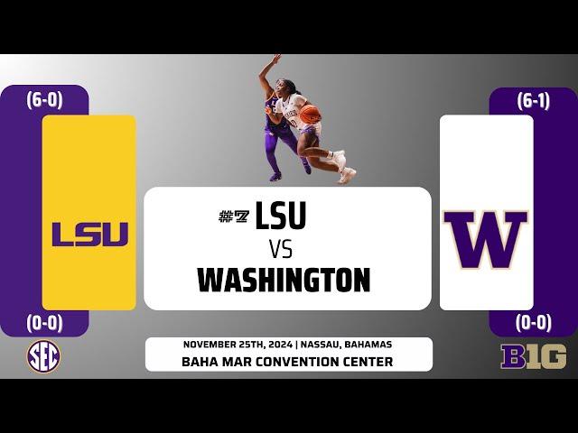 No. 7 LSU vs Washington | 2024 Baha Mar Pink Flamingo Championship | 11.25.24