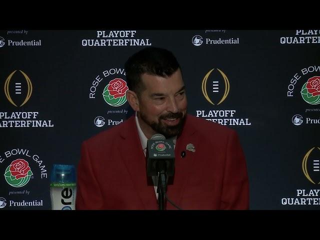 Oregon vs Ohio State: Ryan Day press conference addresses CFP, Rose Bowl game