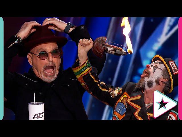 Clown Does ELECTRIFYING Stunts on AGT 2024!