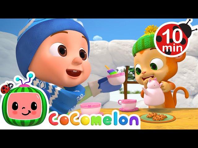 A Festive Tea Party! 🫖 | CoComelon Animal Time | Moonbug Kids - Farm Animals