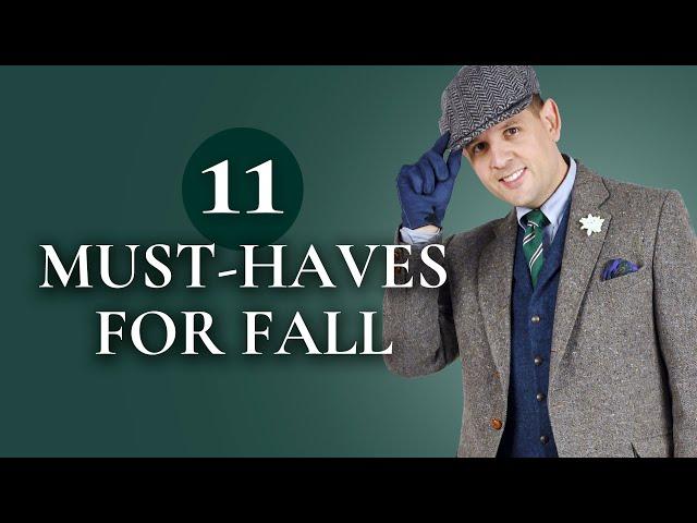 11 Must Have Men's Items For Fall (Autumn)