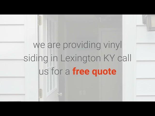 vinyl siding Lexington KY