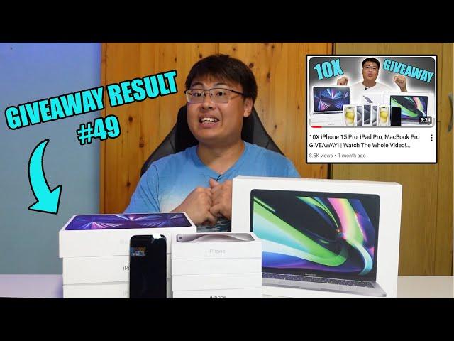 Giveaway Result #49