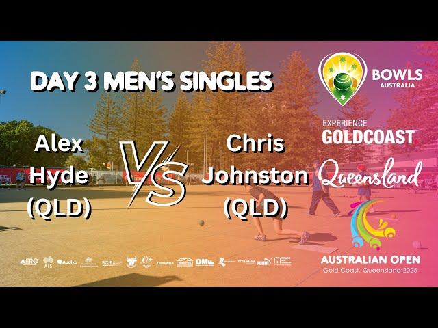 2025 Australian Open - Men’s Singles – Sectional – Alex Hyde (QLD) vs Chris Johnston (QLD)