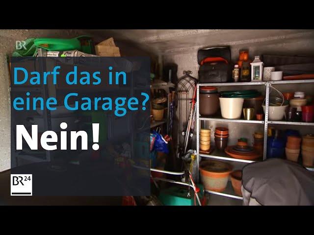 Garage als Lagerraum? Nicht erlaubt! | Abendschau | BR24