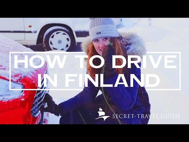 Driving a car in WINTER in FINLAND - What you NEED to KNOW