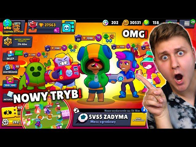 *NOWOŚĆ* TRYB 5vs5 w BRAWL STARS! TAJEMNICZY ZADYMIARZ i LEPSZE STARR DROPY! | Da Mian