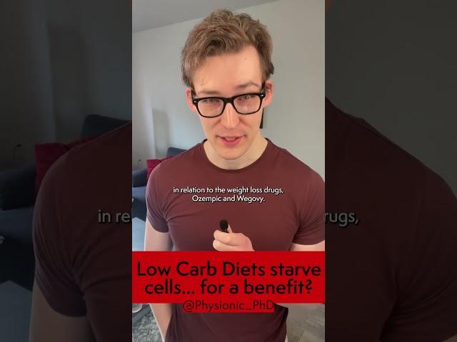 Low Carb Diets starve our cells... for a benefit? #shorts