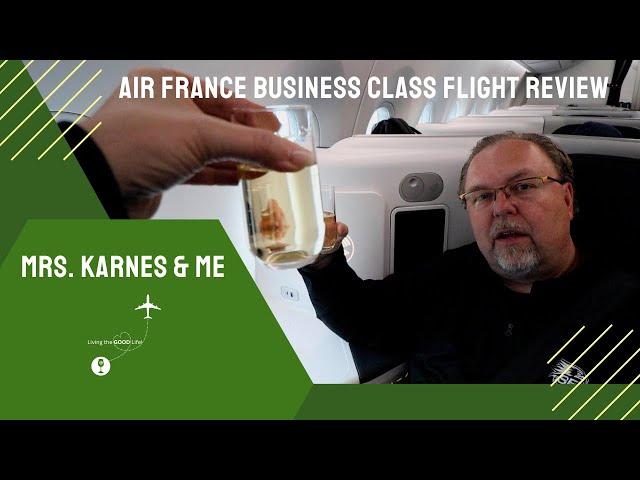 Air France A350-900 Business Class Flight Review️ #CDG-EWR