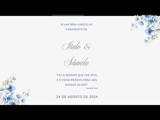 Casamento Samila & Italo Ao vivo