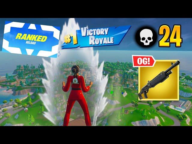 Fortnite Ranked Reload | High Kill Solo vs Squads OG Gameplay (Keyboard & Mouse)