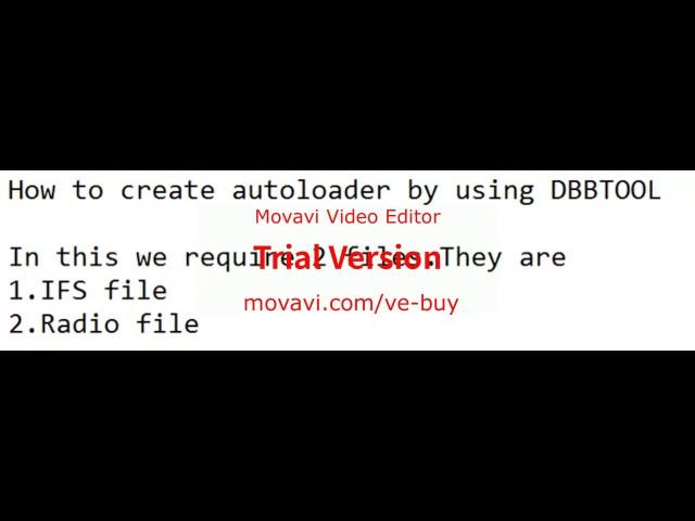 How to create a Autoloader for blackberry by using DBB Tool