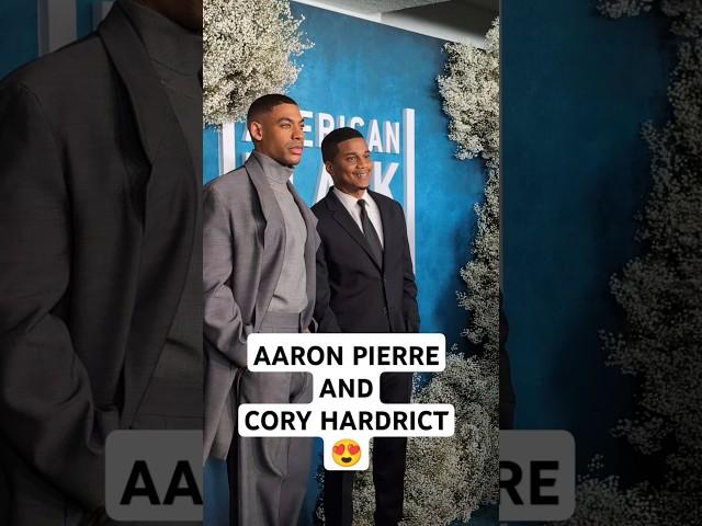 AARON PIERRE AND CORY HARDRICT link up at the American Black Film Festival!  #ABFF