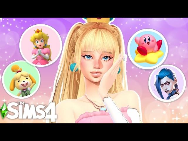 RECREATING ICONIC GAME CHARACTERS IN THE SIMS! |  The Sims 4