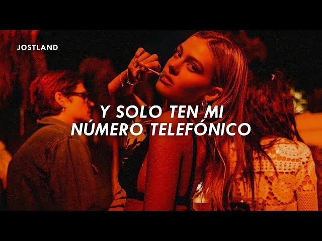 y solo ten mi número telefónico para cuando te sientas sola [Letra/Lyrics]