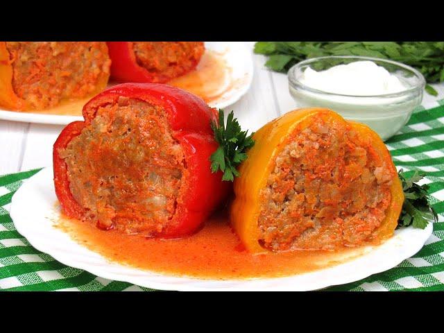 Вкуснейший Фаршированный перец  Простой рецепт Как приготовить фаршированные перцы в кастрюле