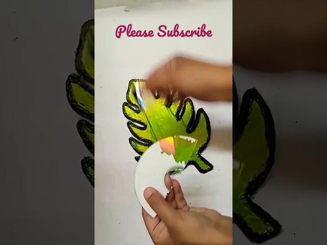 DIY MOSAIC Art from old CD #youtubeshorts #diy #viral #handmade #trending #shorts