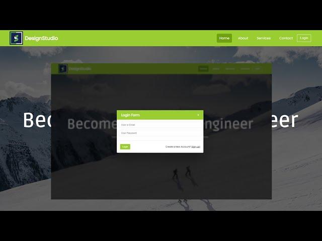 How to Make a Website With Login and Register | HTML CSS & JS