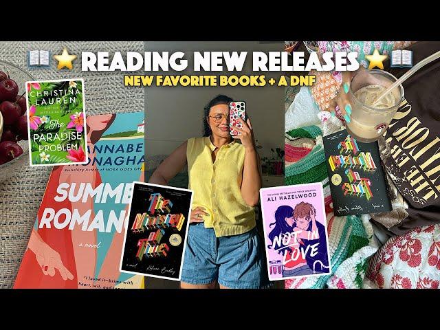 Reading New Releases For a Week  | Finding a New 5⭐️ + a DNF