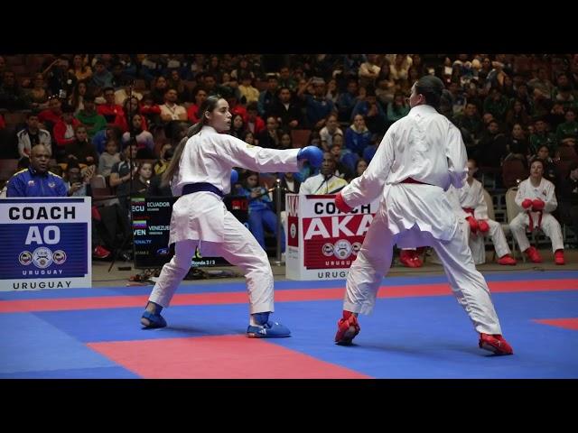 2024 PKF // qualification match for Pamplona Female Team Kumite : ECUADOR vs VENEZUELA