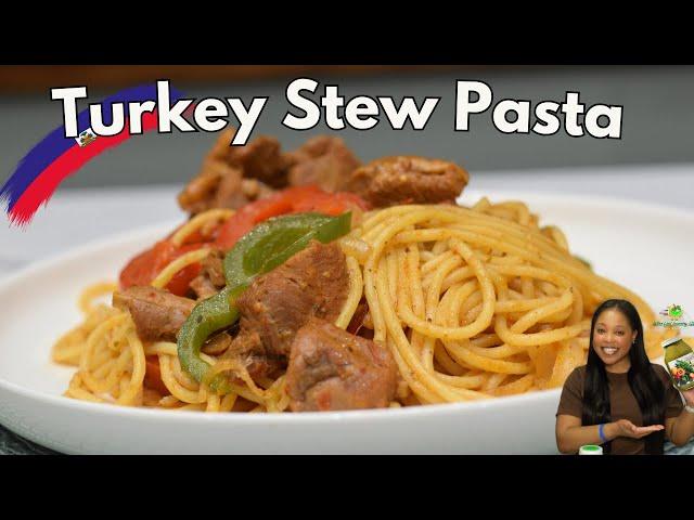 Turkey Stew Pasta| Easy Dinner Idea| My Favorite Pasta Recipe| Easy Step by Step Recipe #cooking